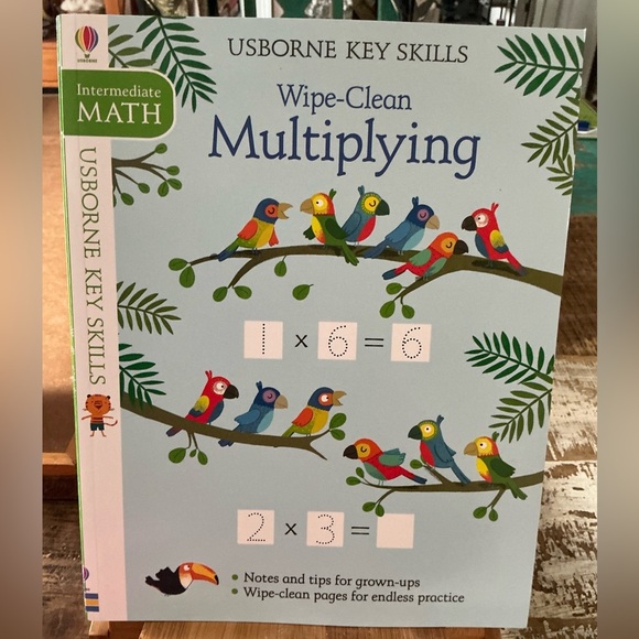 USBORNE 4 Intermediate Key Skills Write on, wipe off books, Brand New! - Picture 8 of 11